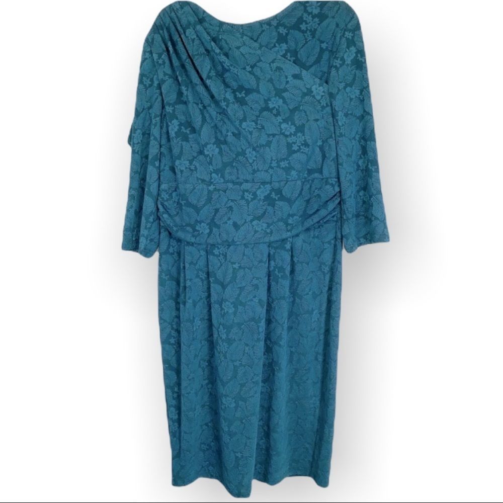 VF Show Turqoise Dress with Detailing at the waist XXL (K-031)